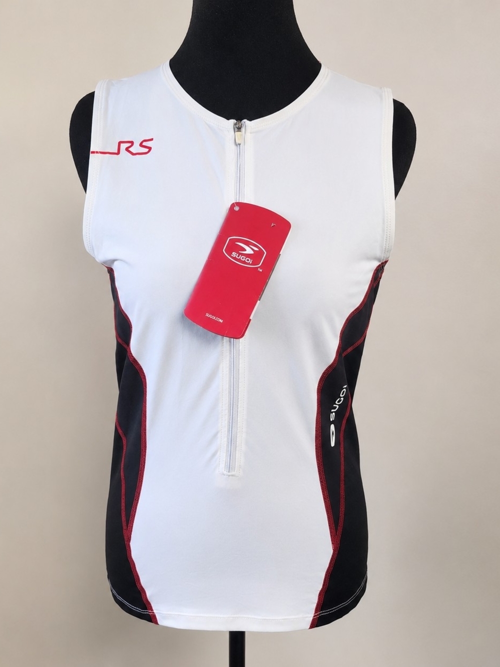 SUGOi Be Incredible RS Triathlon Tank Top L NWT Half Zip Cycling Race Jersey